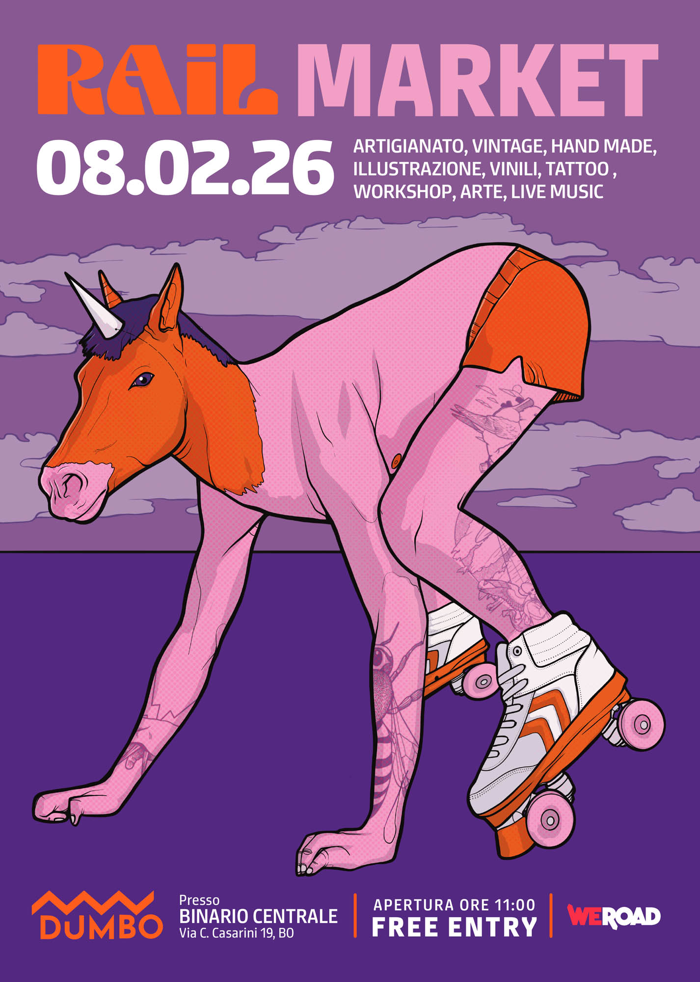 Rail Market - 8 Febbraio 2026 - artwork by Ilario Delorenzis