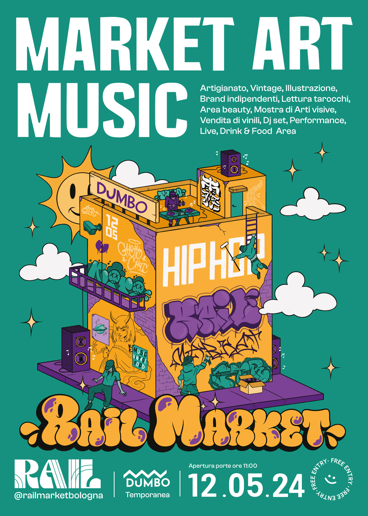 Rail Market - 12 Maggio 2024 - artwork by Elektra Boms