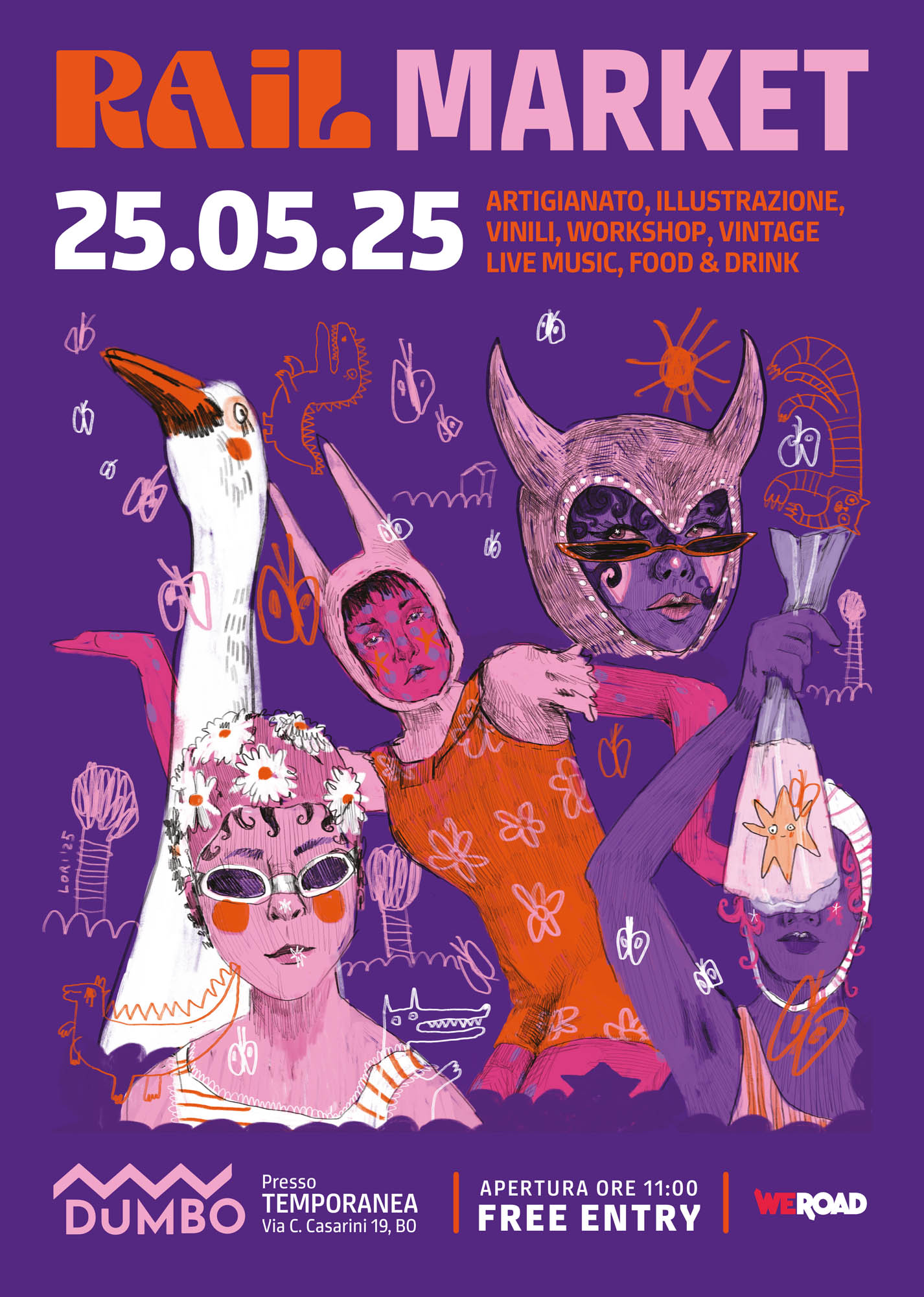 Rail Market - 25 Maggio 2025 - artwork by Lorena Scremin